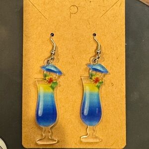 Summer cocktail earrings